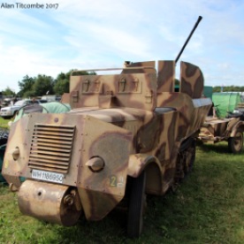 French P107 converted to Flak wagon