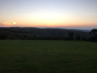 Sunset at the Mtonjanei Lodge